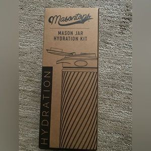 🚰New in box Masontops mason jar hydration kit - teal